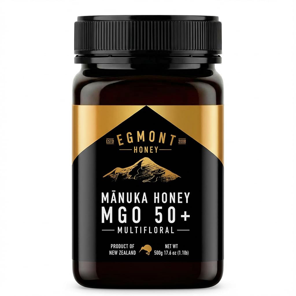 Amazon.co.jp: Egmont Honey MGO50+ Manuka Honey, 17.6 oz (500 g